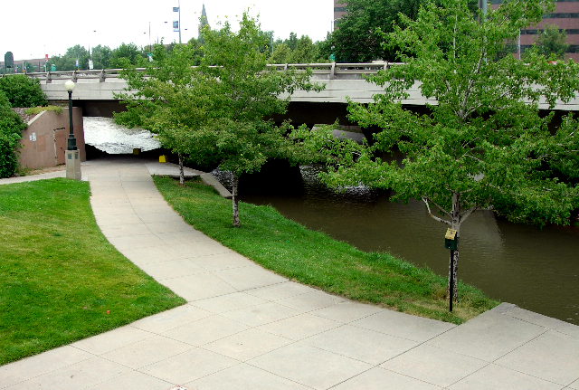 Cherry creek runs through Denver