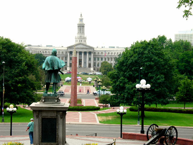 View to the West from Capitol steps