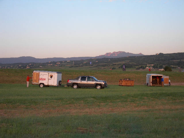 Preparing the launch site