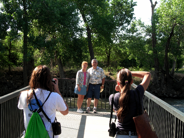 Pictures of people taking pictures