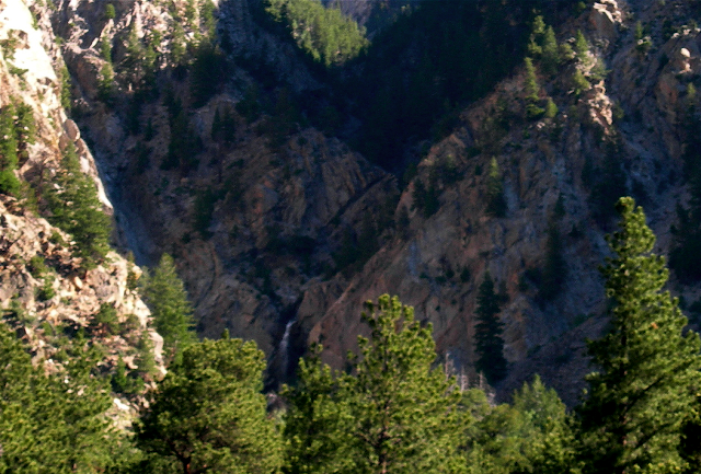 Waterfall in the mountains