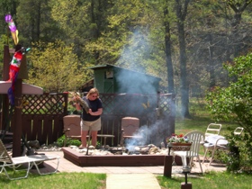 Queen of the fire pit